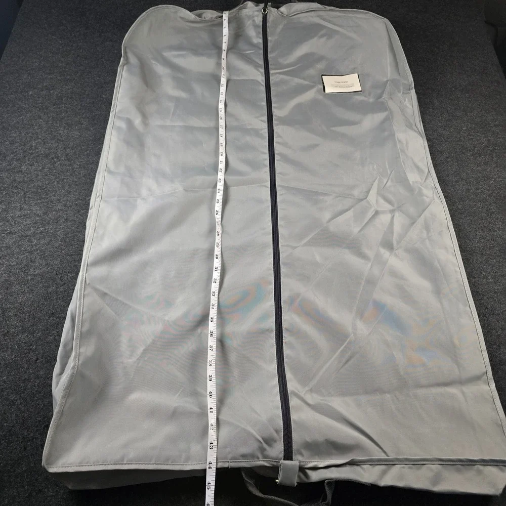 Tom Ford Gray Nylon Zippered Suit Garment Bag Earvin Magic Johnson Label